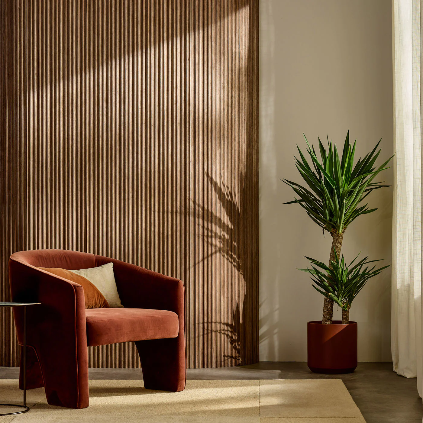 Fluted Tambour Wood Wall Panels